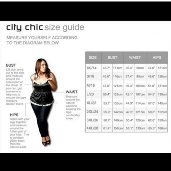 CITY  CHIC BLACK DRESS - Picture 8 of 8